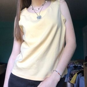 Yellow tank top
